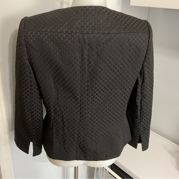 Armani Collezioni Black Blazer Size 6 - Picture 6 of 13